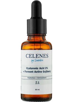 Сыворотка для лица Celenes Hyaluronic Acid 2% Увлажняющая с ги...