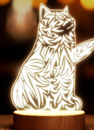 Светильник-ночник от usb "гордый кот".