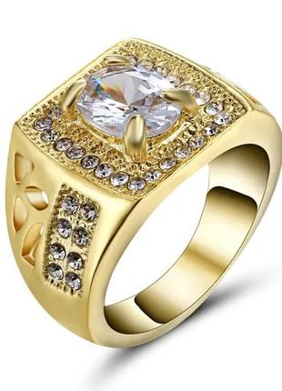Мужское женское кольцо перстень в золоте роскошное сапфировое ...