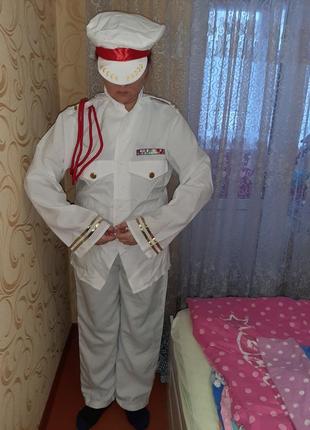 Карнавальный костюм моряка, капитана р.m,l.