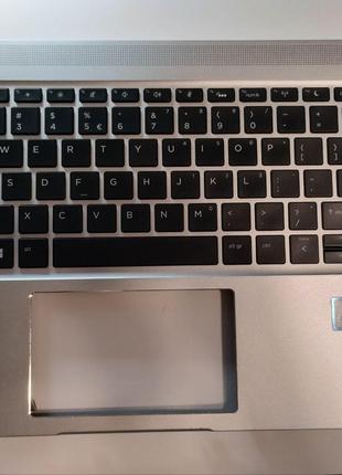 Топкейс, средняя часть корпуса с клавиатурой для ноутбука HP P...