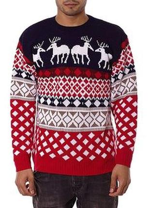 Очень красивый и стильный тёплый вязаный свитер в узорах 20.