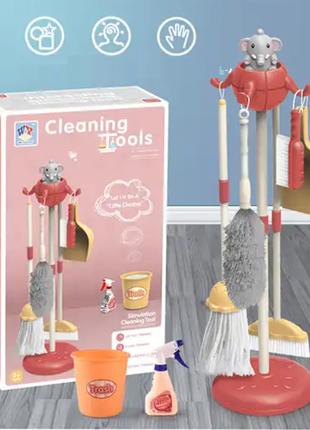 Набор детский для уборки в детском домике Инструменты Чистый дом