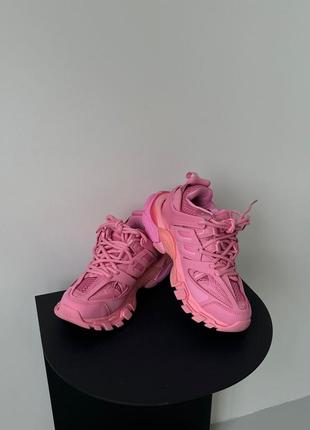 Кроссовки balenciaga track pink premium