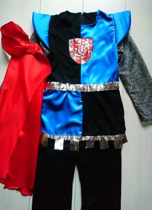 Карнавальный костюм рыцарь с накидкой