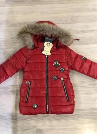 Зимова куртока для дівчинки 92-98 см