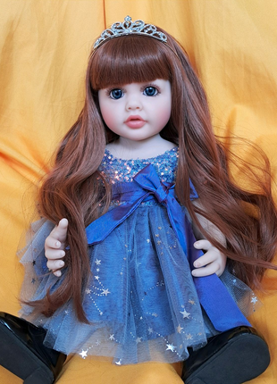Реалістична лялька реборн, Евеліна, 55 см