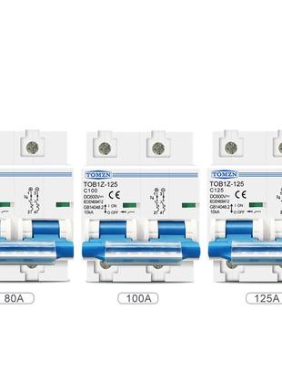 Автоматический выключатель Tomzn DC 80а для солнечных панелей