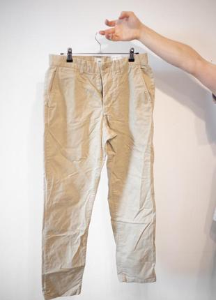 Чиносы брюки джинсы штаны бежевые мужские h&amp;m