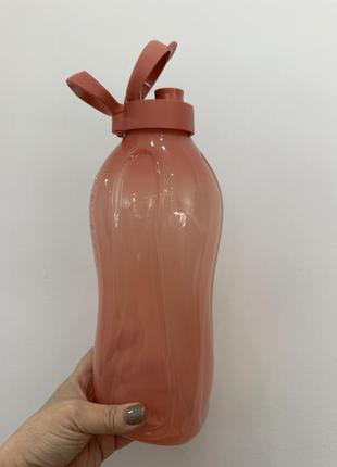 Эко-бутылка 2 л с клапаном и ручкой tupperware (тапервер)