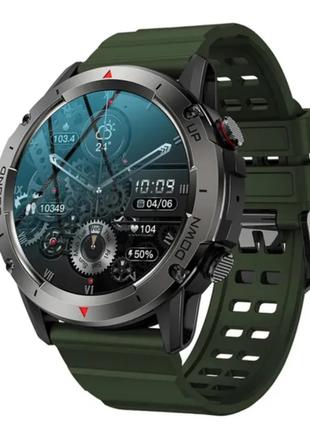 Тактичні Smart watch nx9 (ОЛИВА) смар годинник військовий з по...