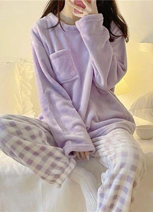 Теплая мягкая пижама