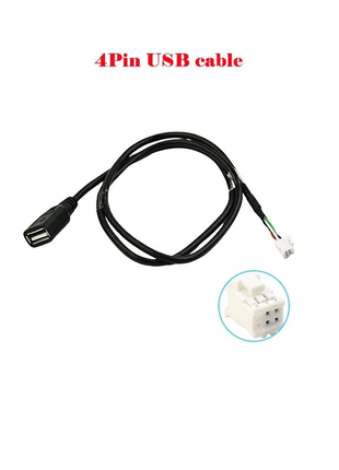 USB-кабель для автомагнитолы в авто, 4 pin