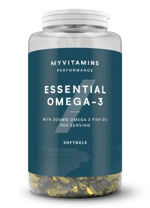 Рыбий жир премиум качества MyProtein Essential Omega 3 90 капсул