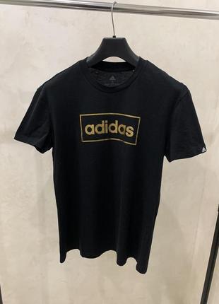 Футболка adidas gold logo женская базовая