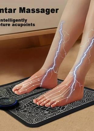 Массажный коврик-миостимулятор для стоп ems foot massager.
мас...