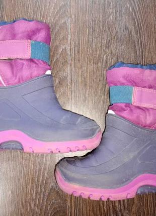 Зимові гумові чоботи черевики 25 розмір 15 см устілка