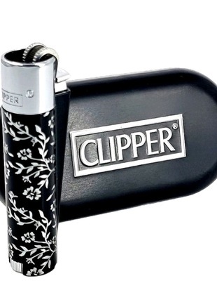 Зажигалка газовая металл Clipper mini