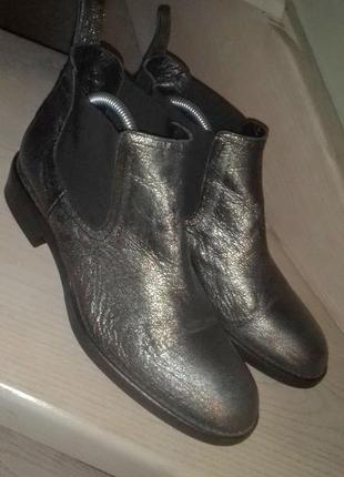 Кожаные ботинки-челси бренда pair (italy) р.41
