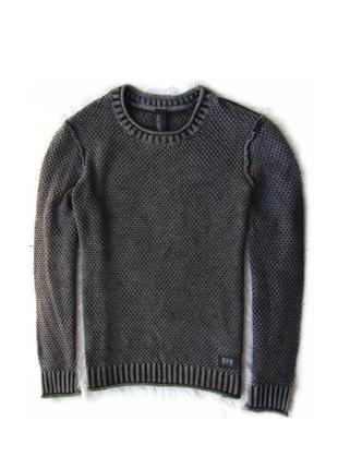 Вязаная кофта светр свитер джемпер с эфектом потертости brookl...