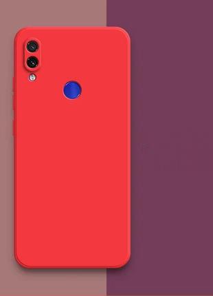 Силиконовый чехол защита камеры для Xiaomi Redmi Note 7 красны...