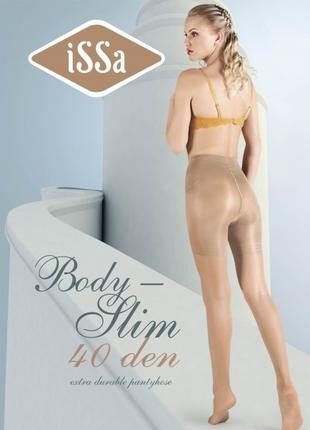 Колготки Body Slim 40 den черного цвета, размер 3