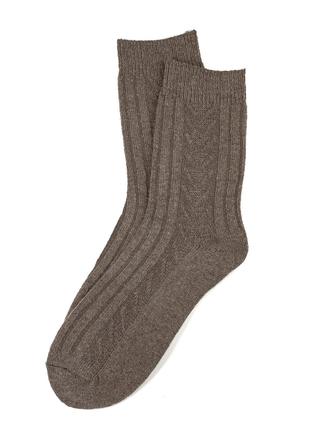 Коричневі шкарпетки з верблюжої вовни, розмір 41-47