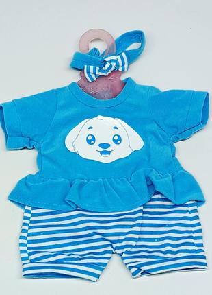 Одежда для куклы Shantou "Baby doll" 42 см Комбинезон синий DB...
