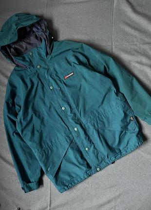 Вінтажна непромокаюча вітровка berghaus gore-tex jacket