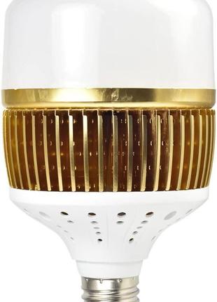 Высокомощная Светодиодная Лампа 100W E40, теплый белый, 13000L...
