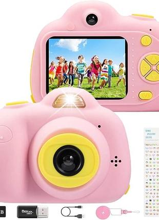 Фотоаппарат детский YunLone D6 дисплеем и видеофункцией цвет р...