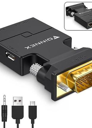 Адаптер VGA-HDMI, Конвертер переходник FOINNEX VH -UA02 VGA-HD...