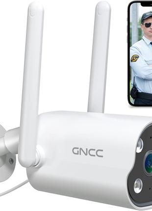 Наружная камера видеонаблюдения GNCC T1 2.4G WiFi, 360 ° PTZ а...