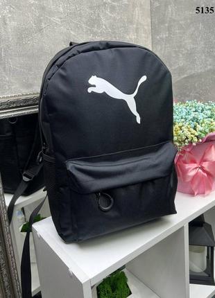 Женский мужской качественный спортивный рюкзак черная непромок...