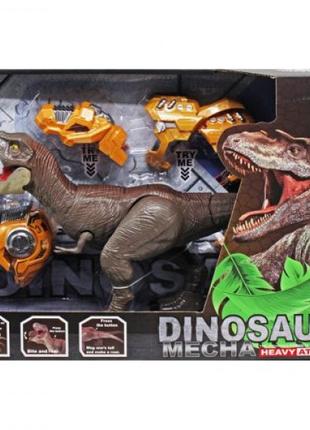 Інтерактивний динозавр "Dinosaur Mecha" (коричневий)