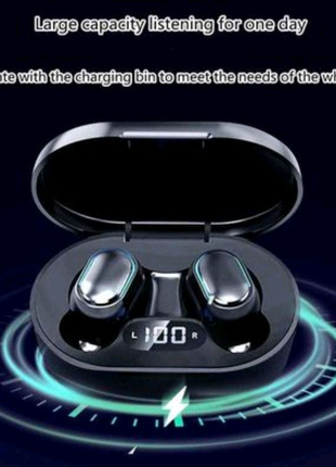 Бездротові навушники-вкладиші E7S, TWS, Bluetooth-сумісні спортив