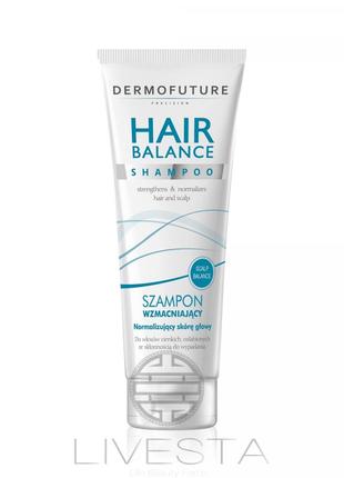 Нормализующий шампунь против выпадения волос dermofuture, 200 ...