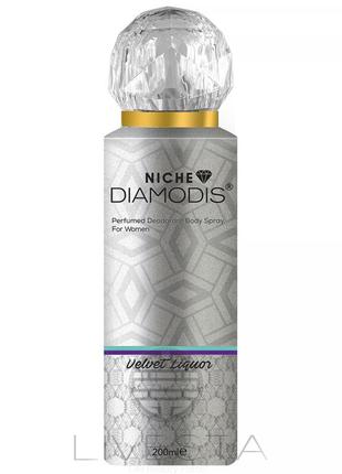 Нішевий дезодорант для жінок diamodis velvet liquor, 200 мл (2...