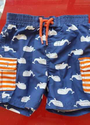 F&f шорты пляжные с сеточкой плавки мальчику 3-6м 62-68см новые