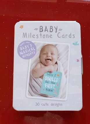 Milestone cards карточки для фото с вехами для малышей главные...