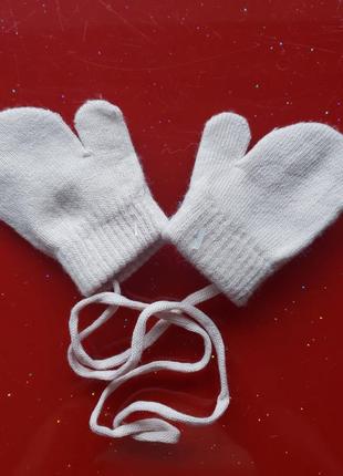 Kappahl швеция варежки рукавички новорожденной девочке 0-3-6м ...