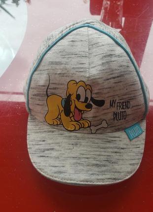 Disney кепка бавовняна хлопчику 9-12-18м 46-48 р 74-80-86 см нова
