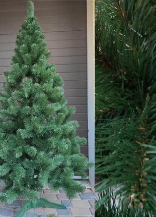 Ель искусственная 1.8м новогодняя праздничная елка зеленая пвх