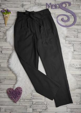 Женские брюки dilvin черные с поясом размер 26 44 s
