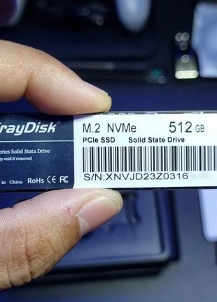 SSD 512gb M.2 NVMe XrayDisk для ноутбука або ПК