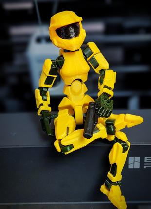подвижный Робот конструктор Лаки 13 "HALLO" фигурка сувенир
