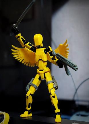 подвижный Робот конструктор Лаки 13 "Ангел" фигурка сувенир
