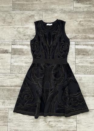 Sandro paris женское платье бутыля черное оригинал размер 2 m