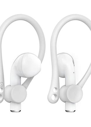 Силіконовий тримач для безпровідних навушників Ear Hooks White