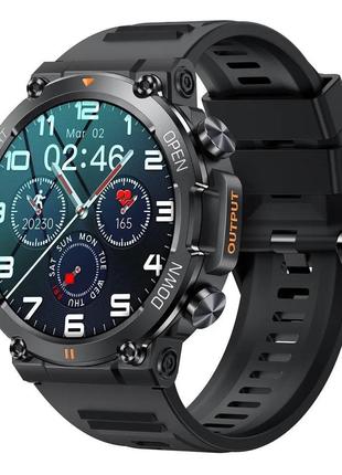 Смарт часы Lemfo K56 PRO умные часы в спортивно военном стиле ...